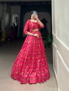 Pink Colour Tussar Silk Lehenga With Blouse Koti Collection NNK1136